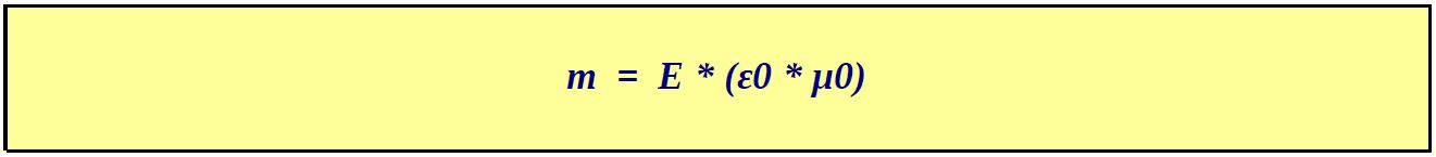 Mass as it relates to em-space